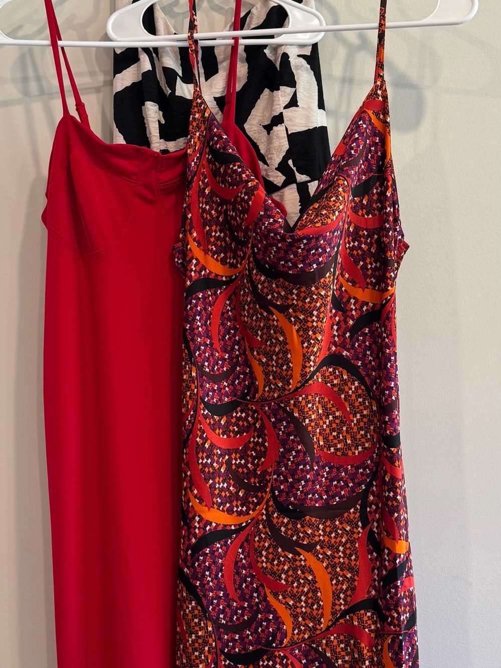 3 Red & Multi-Pattern Slip Dress - fashion nova, paper heart and indigo rose